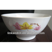 Китайская миска риса горячей продажи, белая керамическая / фарфоровая чаша
